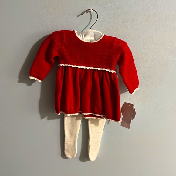 Edgehill Collection Sweater Knit Long Sleeve & Stocking Set. - Picture 3 of 10